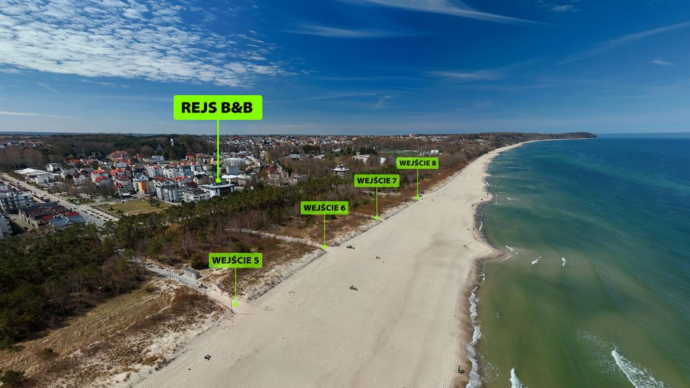 Film: REJS B&B Władysławowo — 30 metrów od plaży nad Bałtykiem